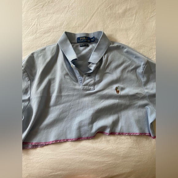 Reworked Ralph Lauren polo crop top - Picture 2 of 3